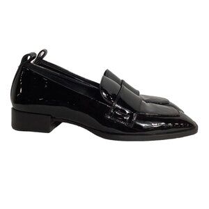 NWT Ayede Julie square-toe patent-leather loafers sz 39 / US 8.5